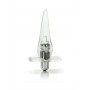 Transparent vibrating stimulator plug