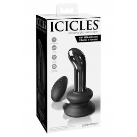 glass vibrator ICICLES No 84 black Vibrating