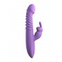 Warming vaginal vibrator Her Thrusting Silicone Rabbit