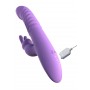 Warming vaginal vibrator Her Thrusting Silicone Rabbit