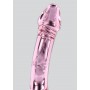 Double vaginal phallus Rhinestone Scepter glass