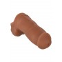 Packer Gear wearable phallic sheath 12.8 cm STP brown
