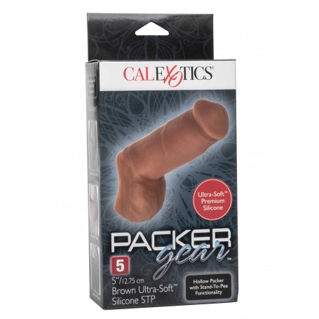 Packer Gear wearable phallic sheath 12.8 cm STP brown