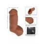 Packer Gear wearable phallic sheath 12.8 cm STP brown