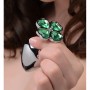 Lucky Clover Gem Small Anal Plug Steel Anal Plug