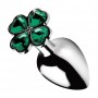 Lucky Clover Gem Small Anal Plug Steel Anal Plug