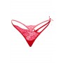Women's thong in red lace Gina spicy V-string