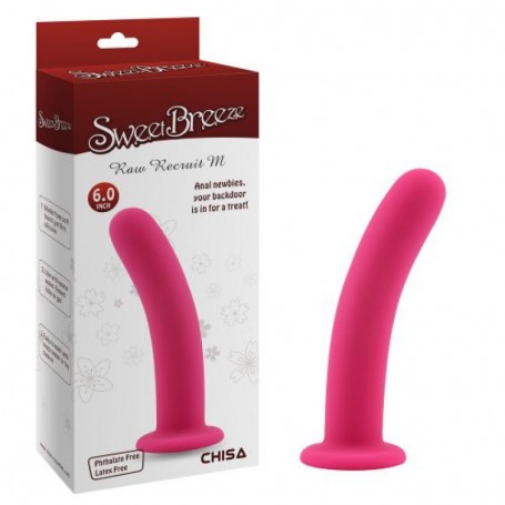 Anal Phallus with suction cup Dildo Raw Recruit M-Pink