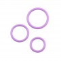Magnum Force Purple silicone phallic rings set