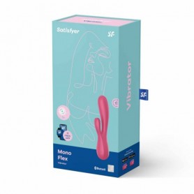 Rabbit Mono Flex red vibrator incl. Bluetooth and App