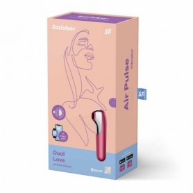 Clitoral Sucking Vaginal Vibrator Dual Love red