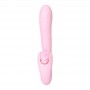 Vibratore vaginale con stimolatore clitoride Oral fantasy