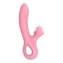 Vibratore vaginale ricaricabile doppio stimola clitoride Pink Taste