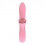 Vibratore vaginale ricaricabile doppio stimola clitoride Pink Taste