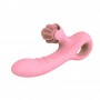 Vibratore vaginale ricaricabile doppio stimola clitoride Pink Taste