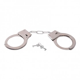 Constrictive handcuffs Silver handcuffs