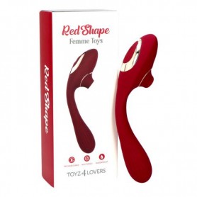 Red Shape clitoris sucking vaginal vibrator