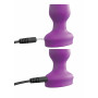 Anal vibrator with silicone remote control Anal plug