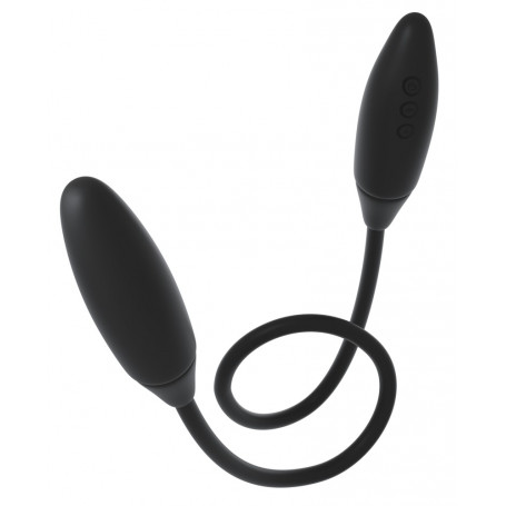 Vibratore doppio in silicone indossabile per coppia stimolatore vaginale anale