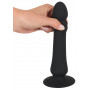 Vibratore anale con telecomando e ventosa Anal plug in silicone