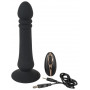 Vibratore anale con telecomando e ventosa Anal plug in silicone