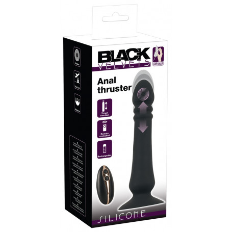 Vibratore anale con telecomando e ventosa Anal plug in silicone