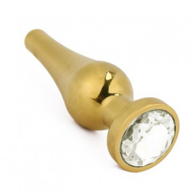 Plug anale con pietra Ace of Spades Gold Small