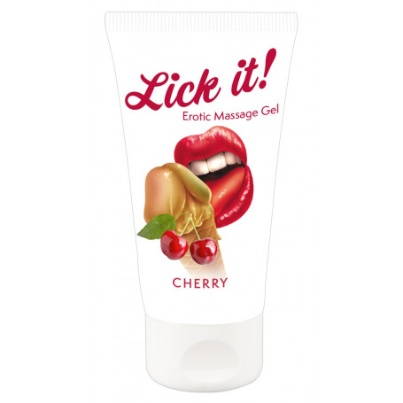 Erotic Massage Gel edible cherry aroma 50 ml