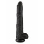 Fallo realistico con ventosa King Cock 14Inch With Balls nero