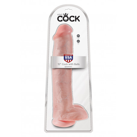 Fallo realistico King Cock 15Inch With Balls