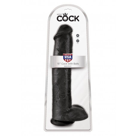 Fallo realistico King Cock 15Inch With Balls con ventosa