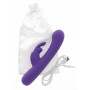 Rechargeable silicone rabbit vaginal vibrator