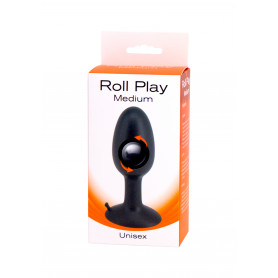 Silicone plug with suction cup Roll Play Medium