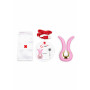 Double Silicone Vaginal Vibrator for G-spot and Gvibe Mini Clittoris