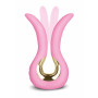 Double Silicone Vaginal Vibrator for G-spot and Gvibe Mini Clittoris