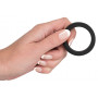 Black Silicone Retardant Phallic Ring Cock Ring