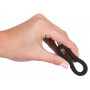 Black Silicone Retardant Phallic Ring Cock Ring