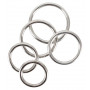 Metal Phallic Ring Kit Set of 5 Cock Rings