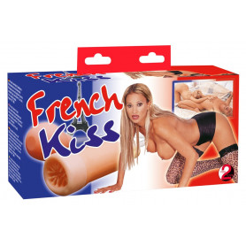 Masturbatore vibrante French Kiss pump