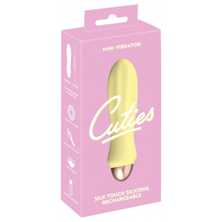 Small Vaginal Realistic Silicone Vibrator Cuties 2.0 Yellow