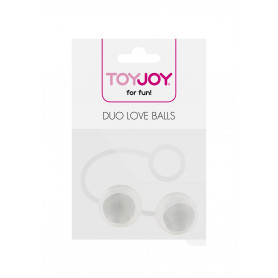 Duo Love Balls glass and silicone vaginal balls