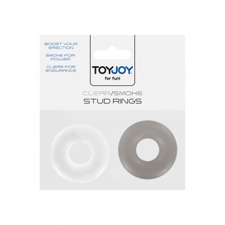 Anello fallico ritardante kit 2 pz Stud Rings