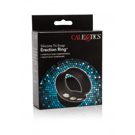 Penis Silicone Ring 3-Snap Erection Ring