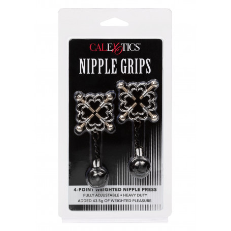 Bondage Nipple Pliers 4-Point Weighted Nipple Press