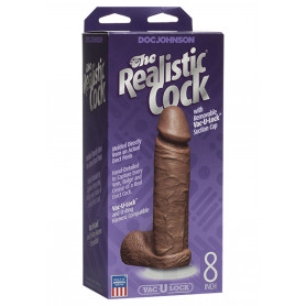 Do it with suction cup The Realistic Cock 8 inch