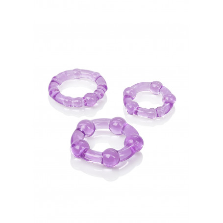 kit Phallic ringIsland Rings purple 3 pcs