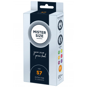 Natural Latex Profiles MISTER SIZE 57mm Condoms 10pcs