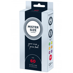 Preservativi sottili MISTER SIZE 60mm Condoms 10pcs