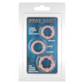 Penis ring kit Stay Hard - Three Rings